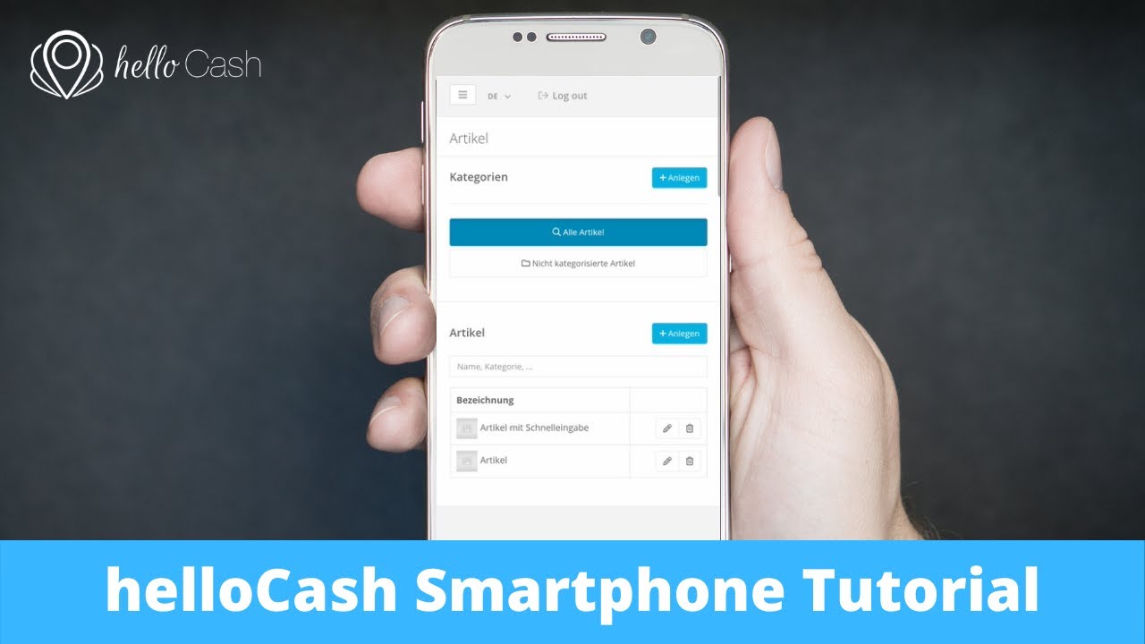Erste Schritte in deiner mobilen helloCash Kasse [Smartphone Tutorial]