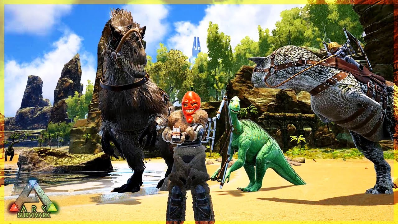 LUCHANDO CON NUESTROS DINOS MAS FUERTES - ARK SURVIVARK #35