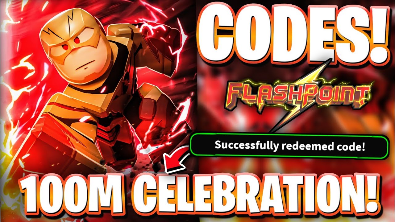 🎉[100M] All 100M VISITS CELEBRATION UPDATE CODES FOR FLASHPOINT! ROBLOX FLASHPOINT CODES