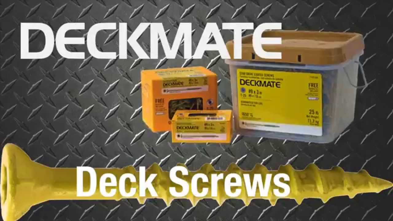DeckMate Scews for Pros - The Home Depot