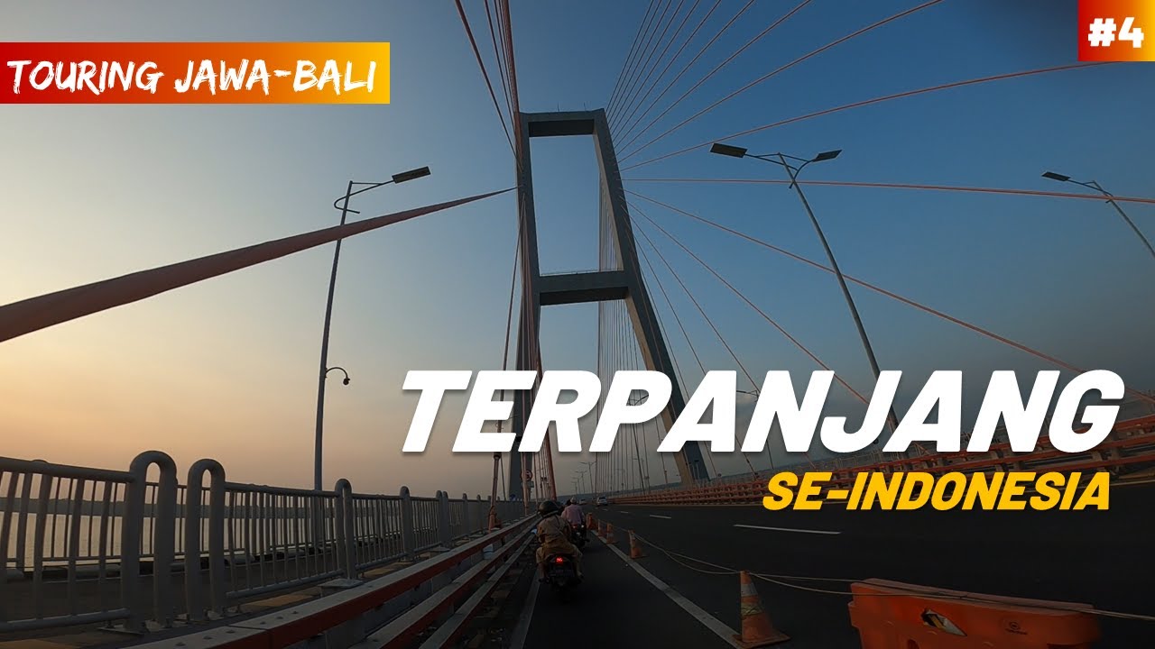 Melintasi Jembatan Suramadu | Surabaya - Madura | Touring Jawa - Bali Vario 160 #4