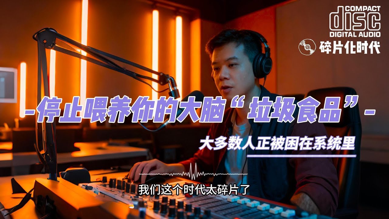碎片化时代我们的大脑正在被系统操控，如何自救呢？#碎片化 #知识体系 #自我提升 #内耗 #焦虑 #现代人的困境 #哲学思考 #破局 #成长思维