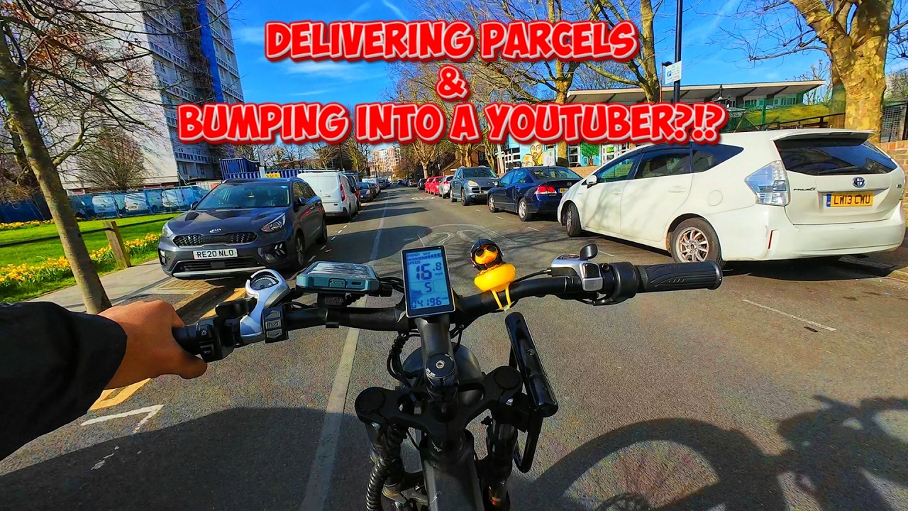 Delivering Parcels Around London & Bumping Into A Big YouTuber?!?