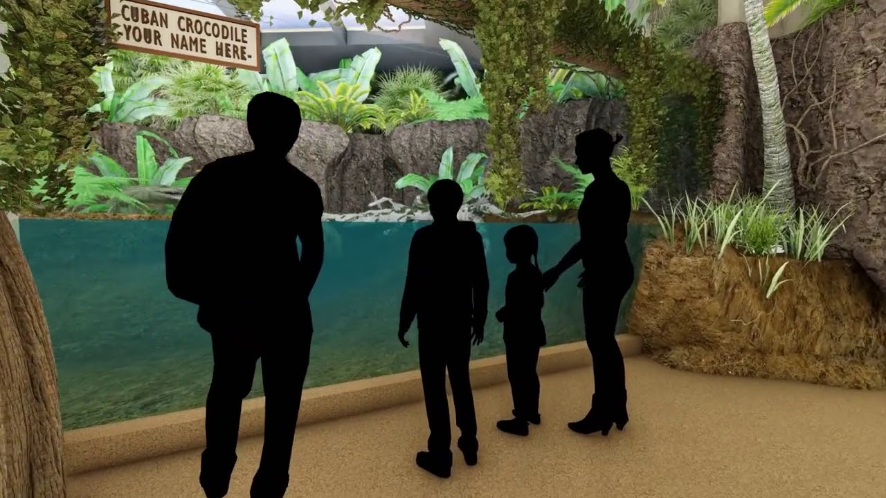 Zoo Knoxville Herpetarium flythrough