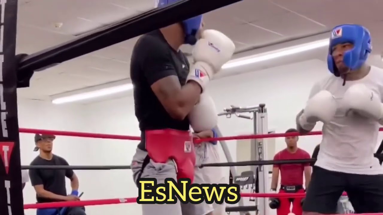 All Skills! Gervonta Tank Davis Sparring fighters 6 weigh classes bigger