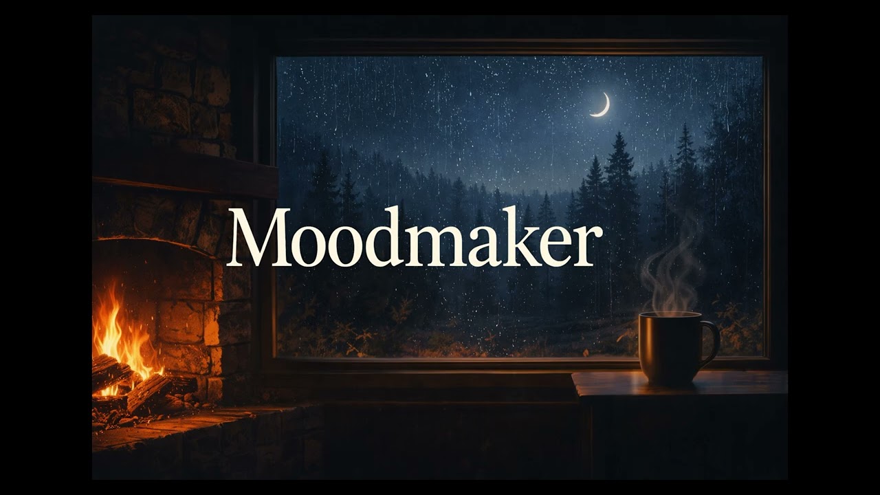 Cozy Lakeside Fireplace Ambience 4K 🌿 Warm Fire, Calm Evening, Relaxing Background Sounds
