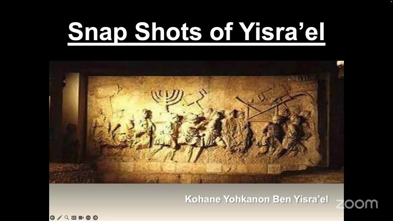Sabbath Message: SnapShot of The Yisraelites 