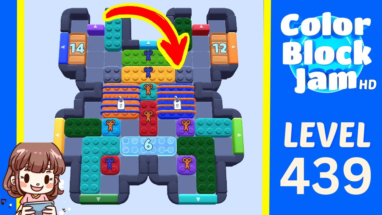Color Block Jam Level 439 Solution Walkthrough