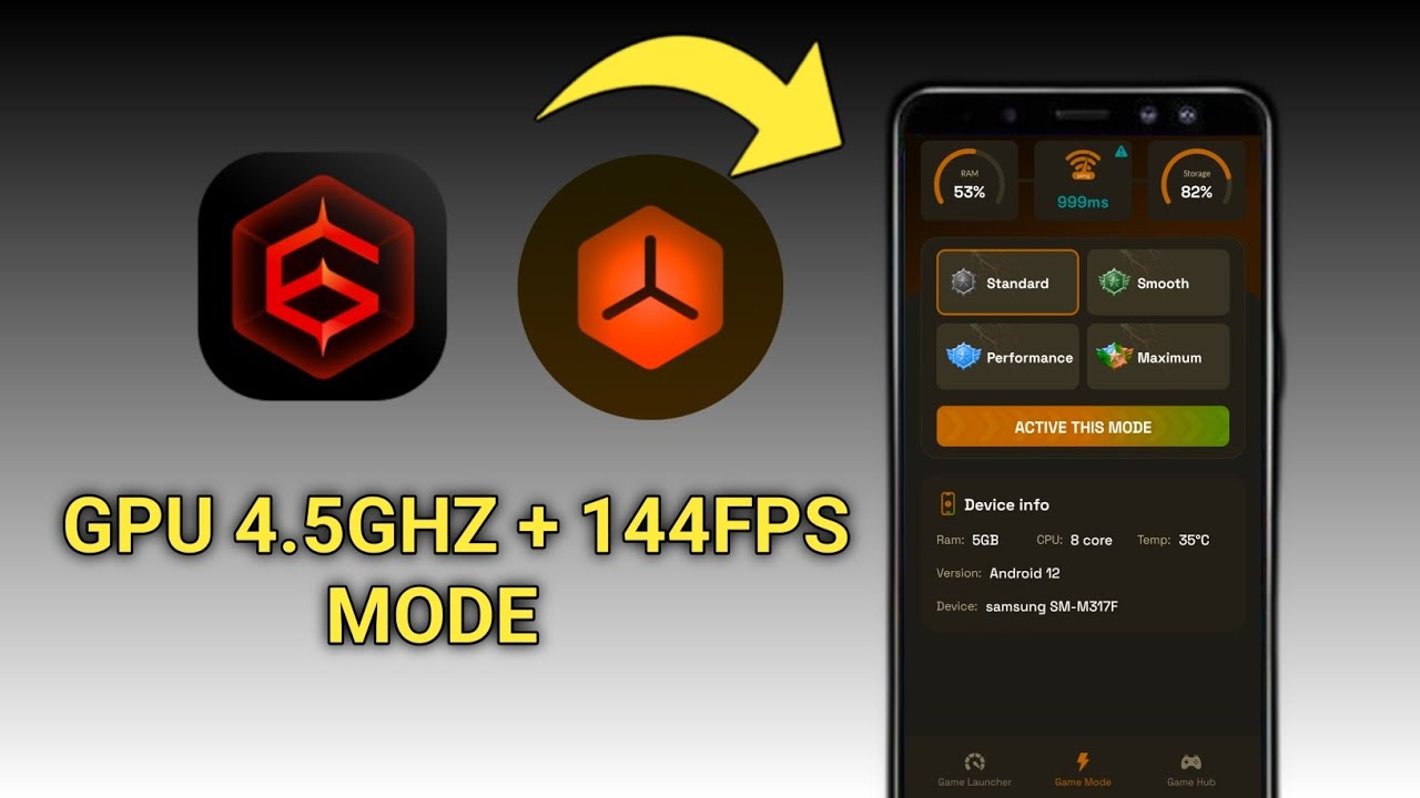 Разблокировка 120 кадров в секунду на Android + GPU 4,5 ГГц 144 FPS без рута 100% работает | Макс...