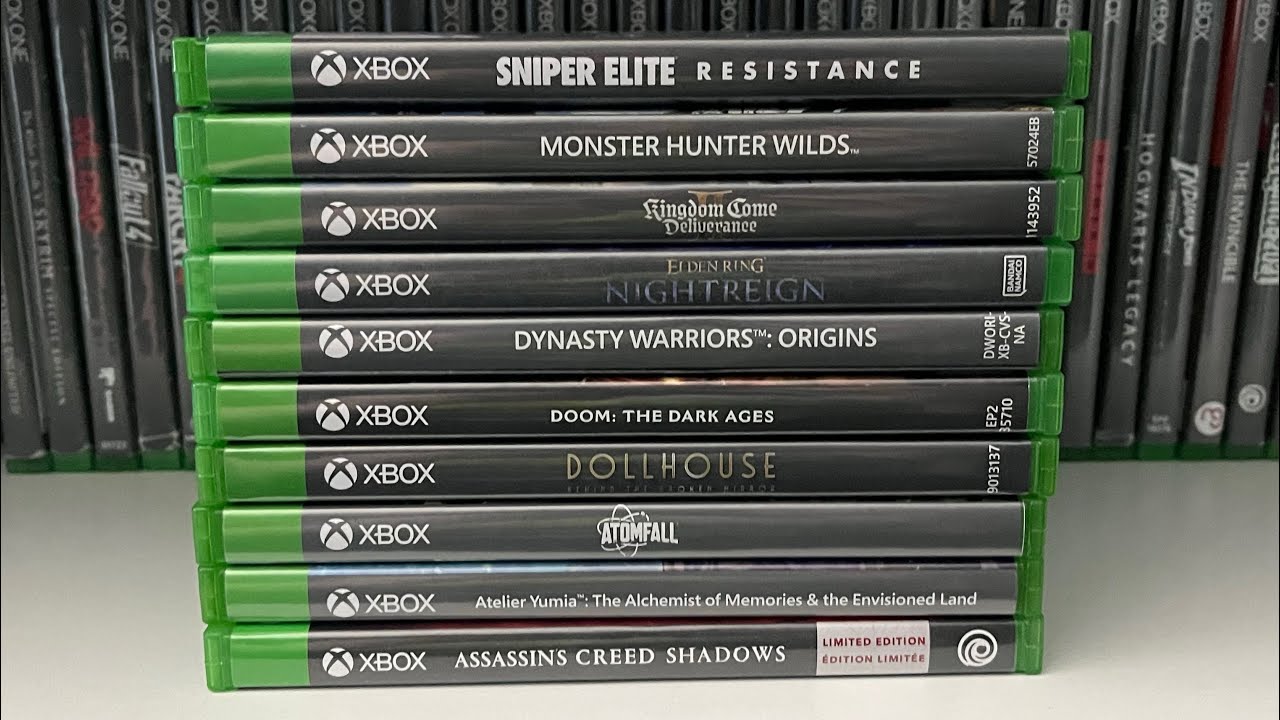 Xbox 2025 games collection 