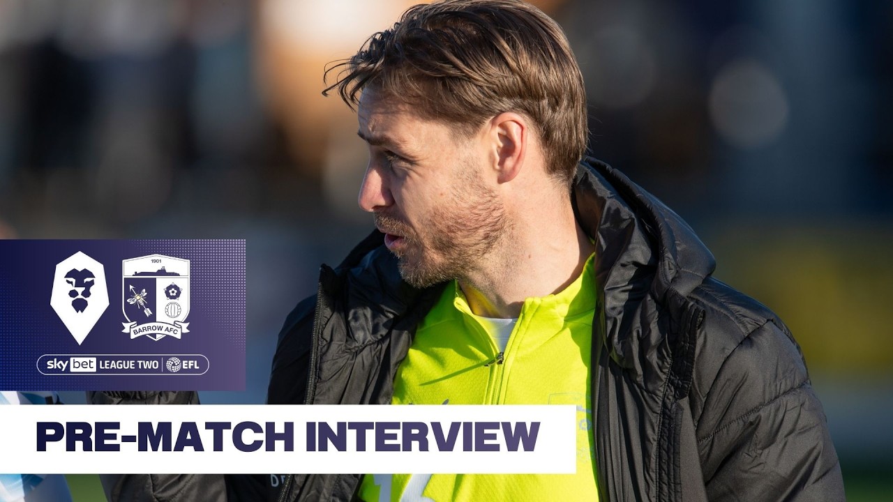 Sam Foley Pre-Match: Salford City (A)