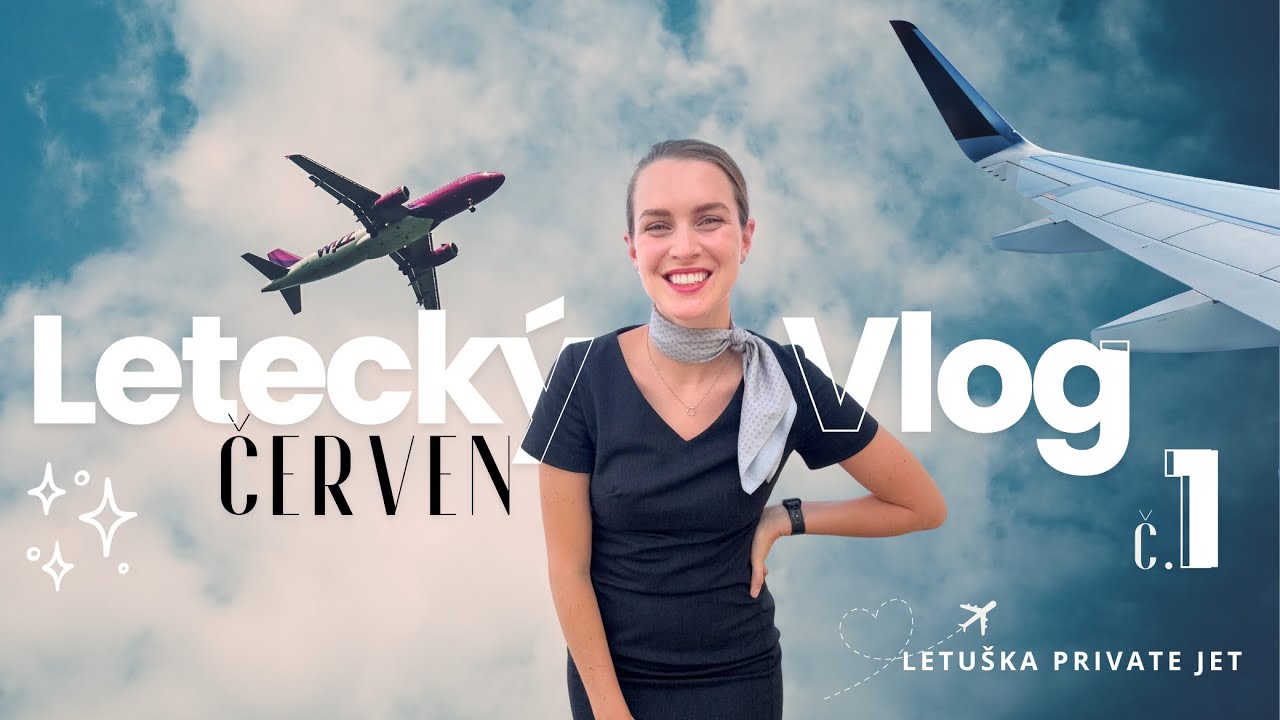 Letecký vlog č.1 | kočka na palubě i vyhozené rameno 🫣 | Letuška soukromých letadel ✨