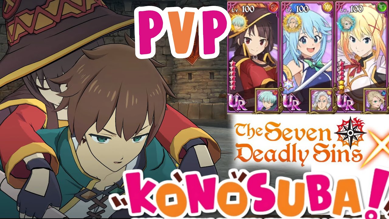 KONOSUBA PVP Showcase! | Seven Deadly Sins: Grand Cross
