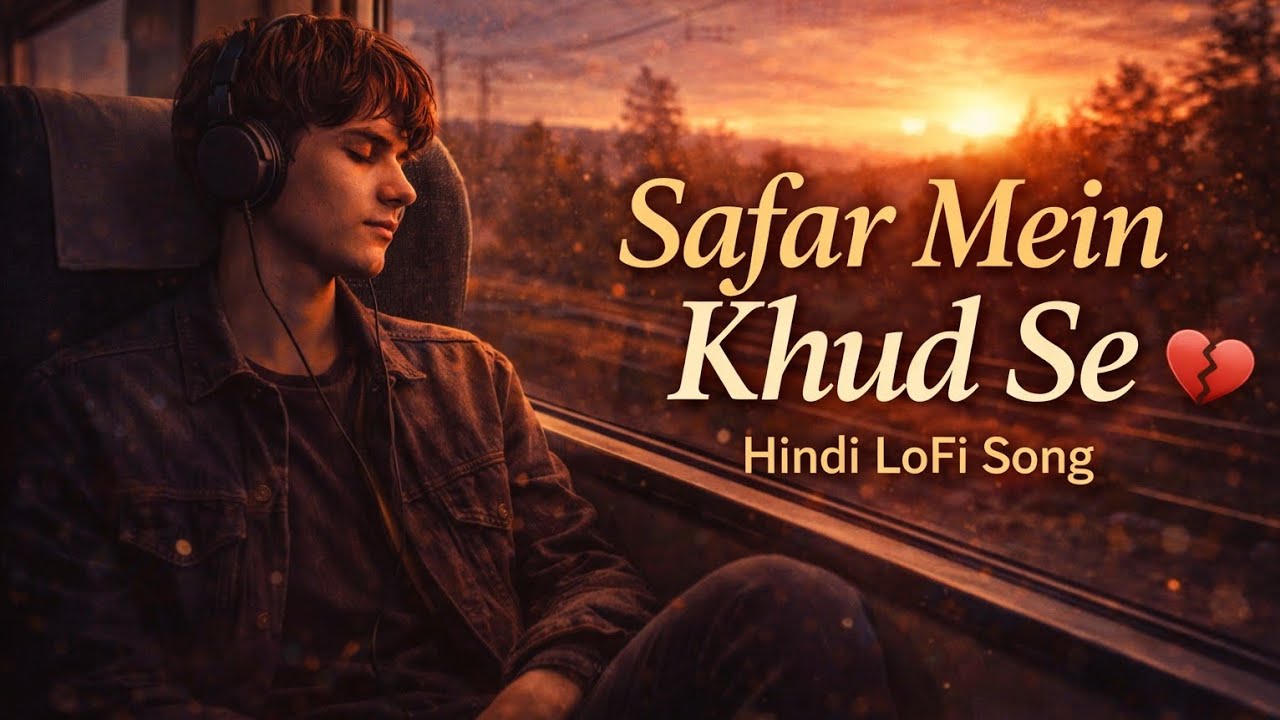 Safar Mein Sukoon | Hindi Lo-Fi Train Journey Song | Chill Vibes
