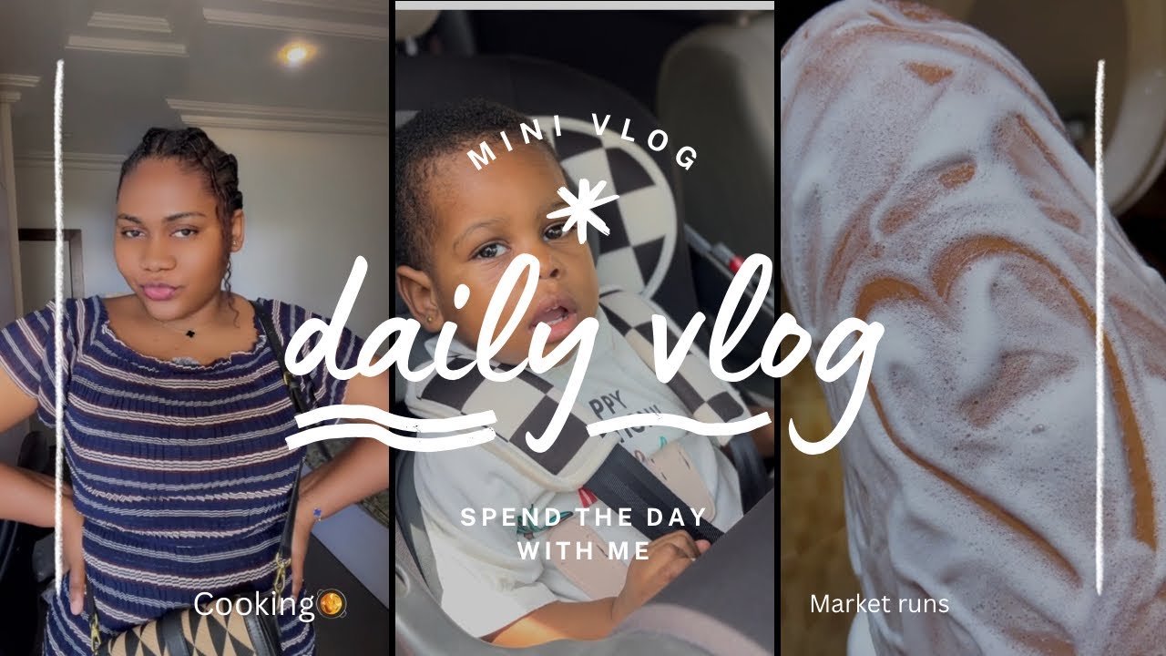A Realistic Day in My Life as a Young Mom | Market runs and cooking 