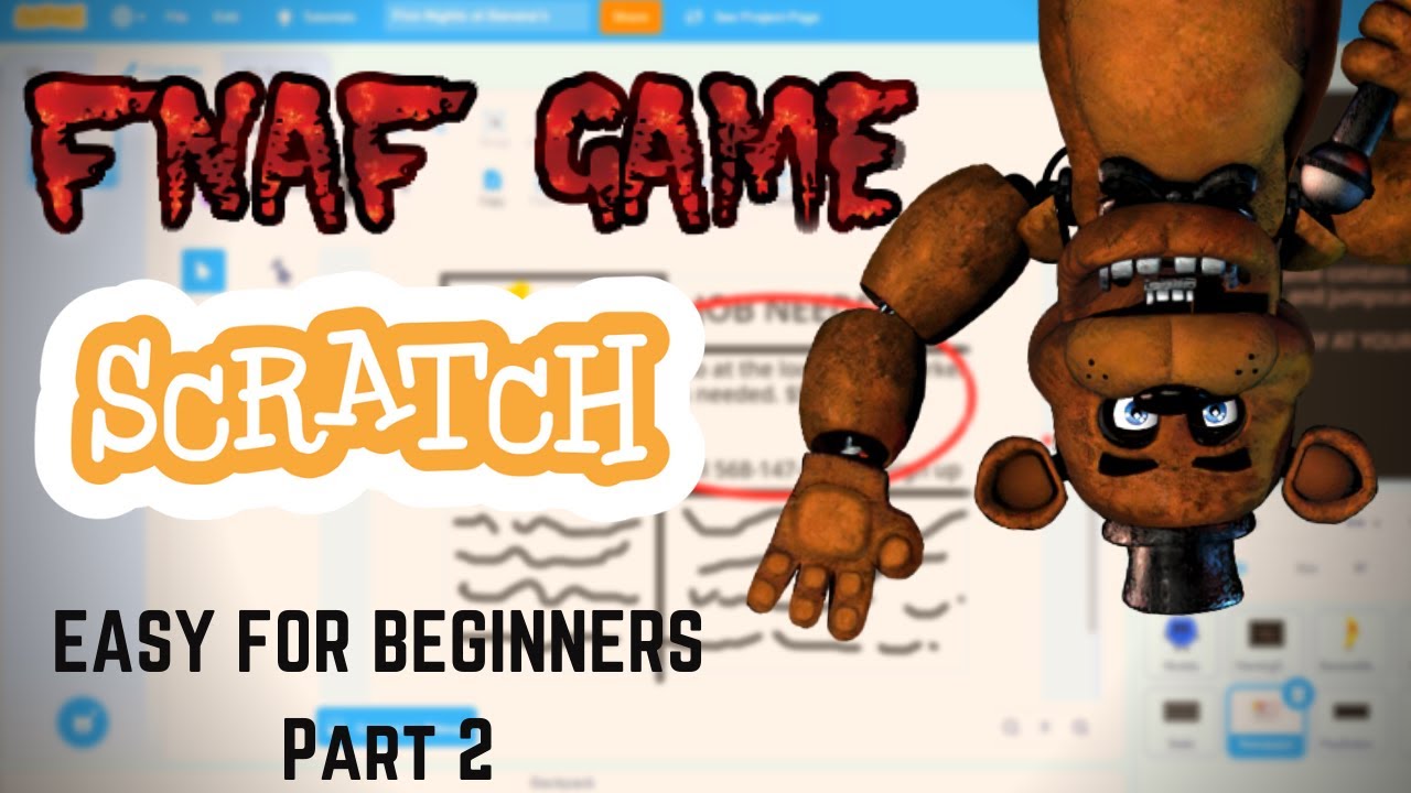 Как создать игру FNAF на Scratch. Часть 2