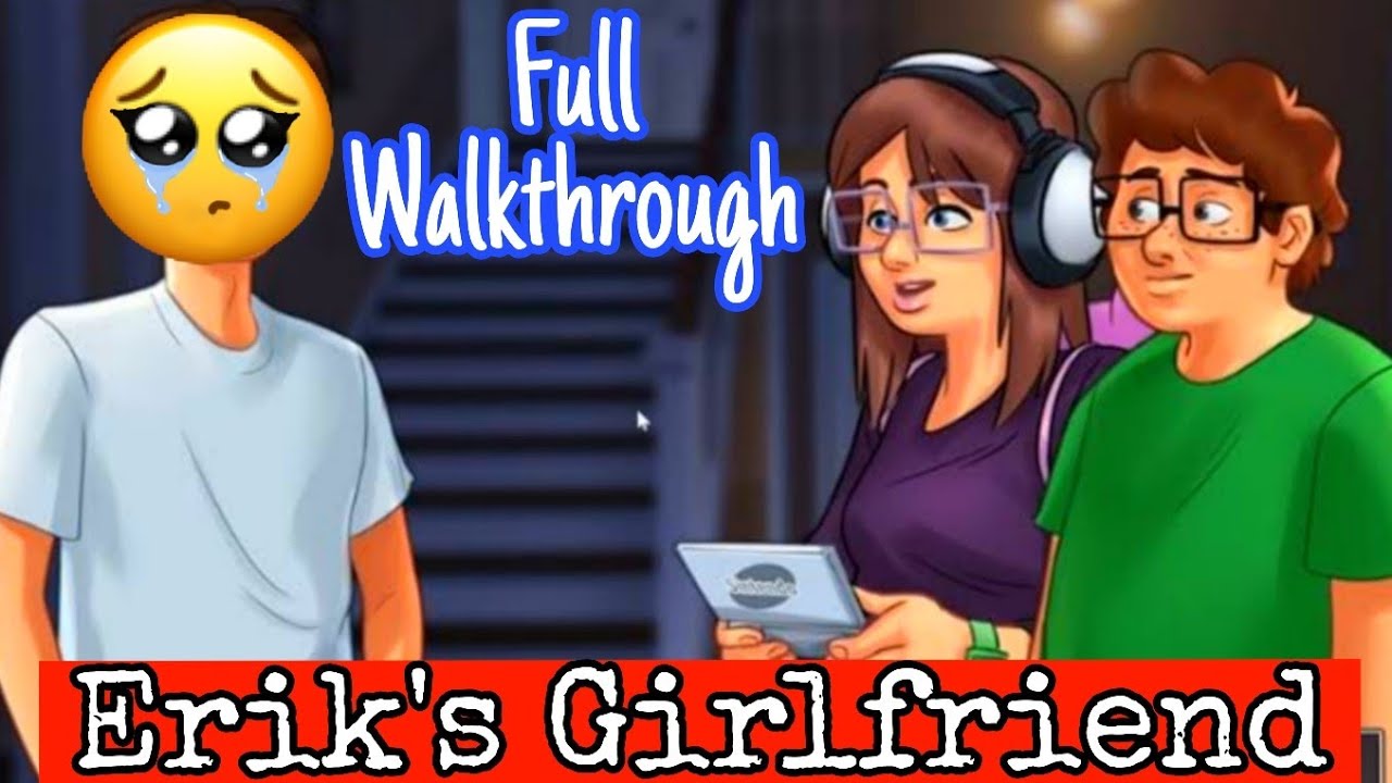 Erik's Girlfriend WalkThrough | Summertime saga | walkthrough | #summertimesaga #erikgf #Raknell