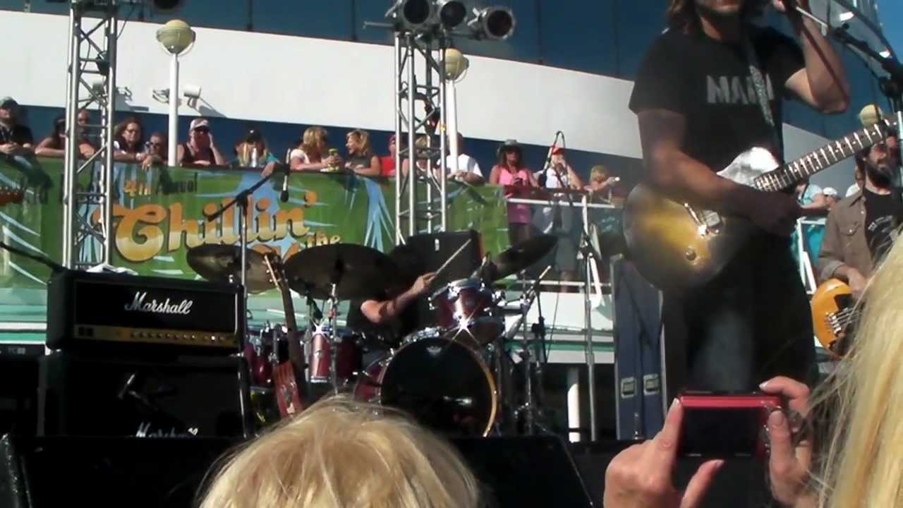 Shooter Jennings & Lukas Nelson on the Kid Rock Cruise March 9, 2013