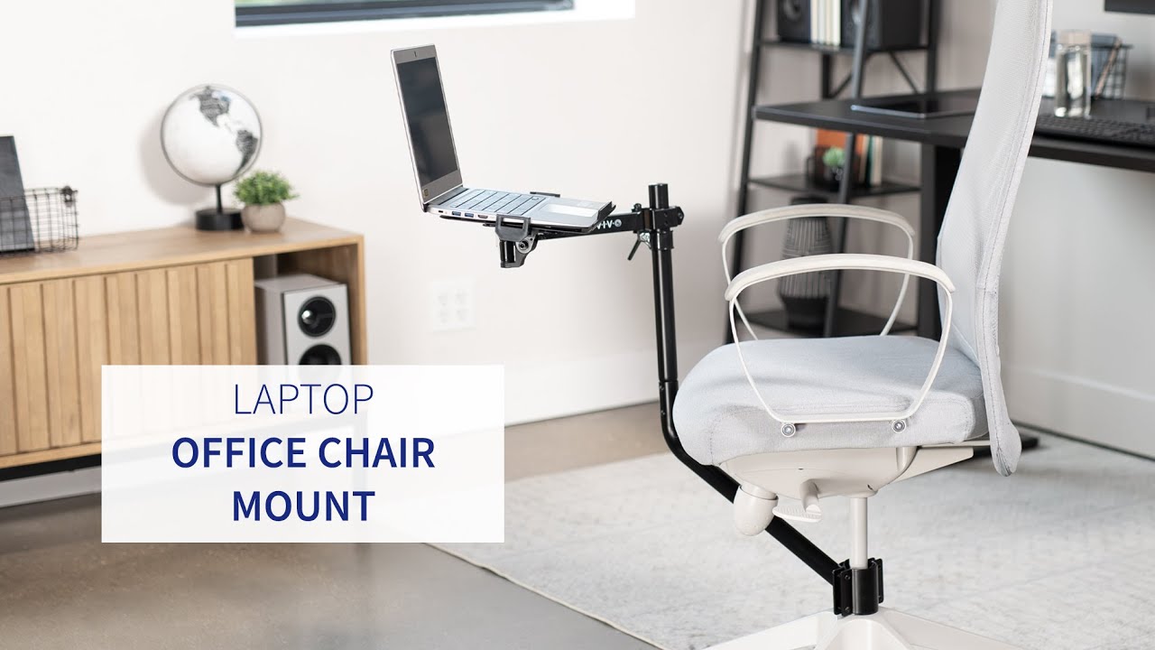 MOUNT KB08CL Office Chair Mounted Laptop Tray by VIVO