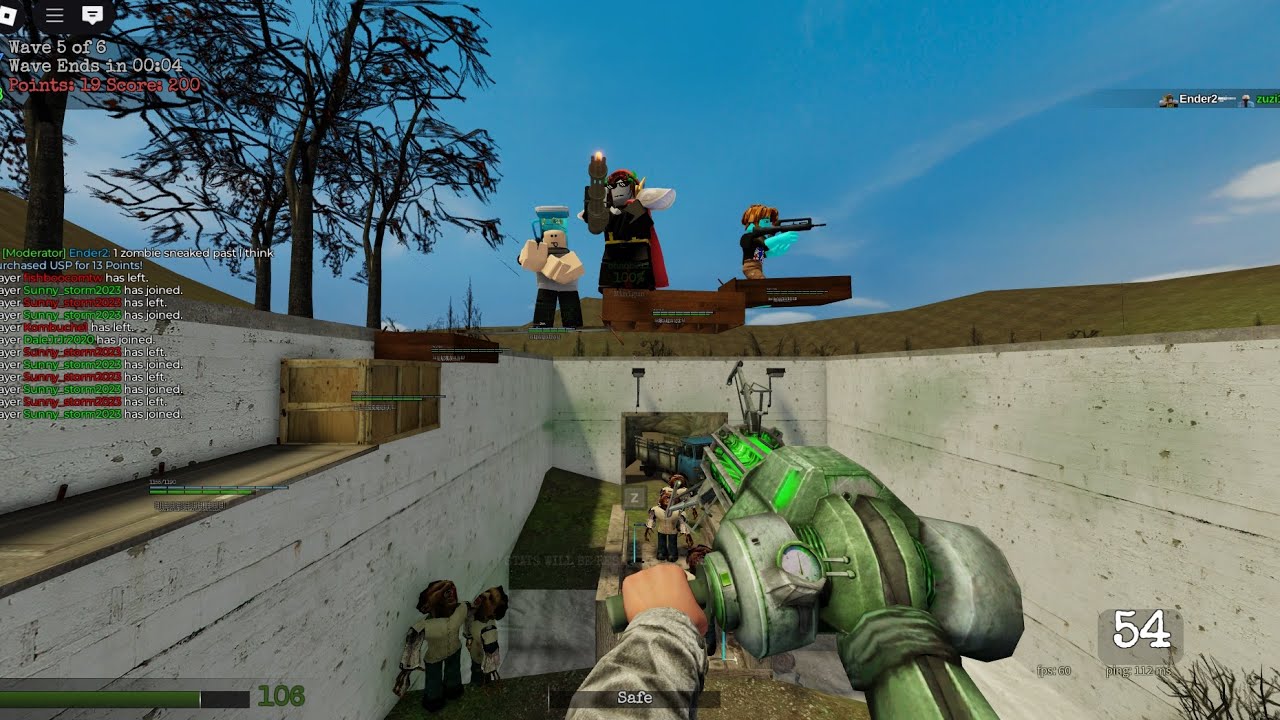 Zombie Survival Garry’s Mod | Minigun Spawn killing pt. 2