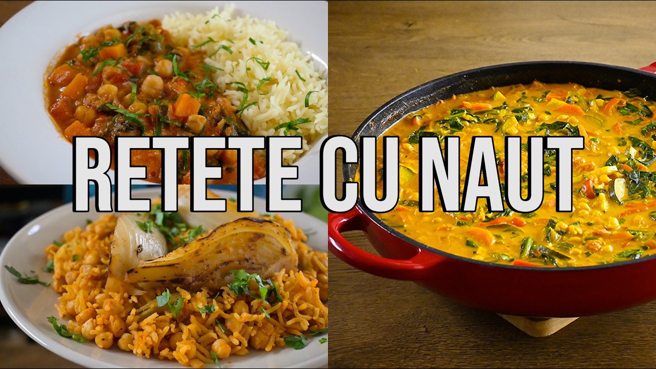 3 Rețete Rapide cu Năut | Ideale pentru Prânz sau Cină | Rețete de Post