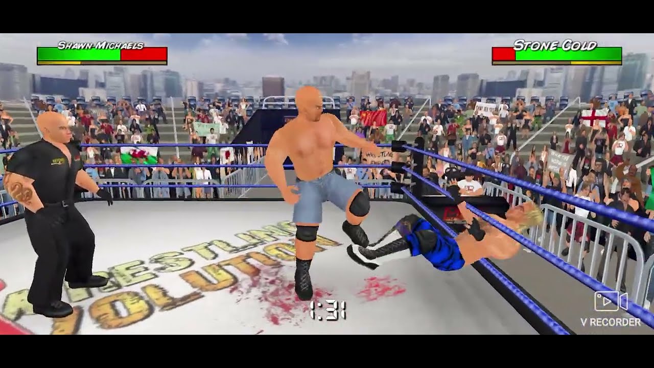 D.I.W Friday Night Smackdown: Stone Cold Steve Austin vs Shawn Michaels 1v1