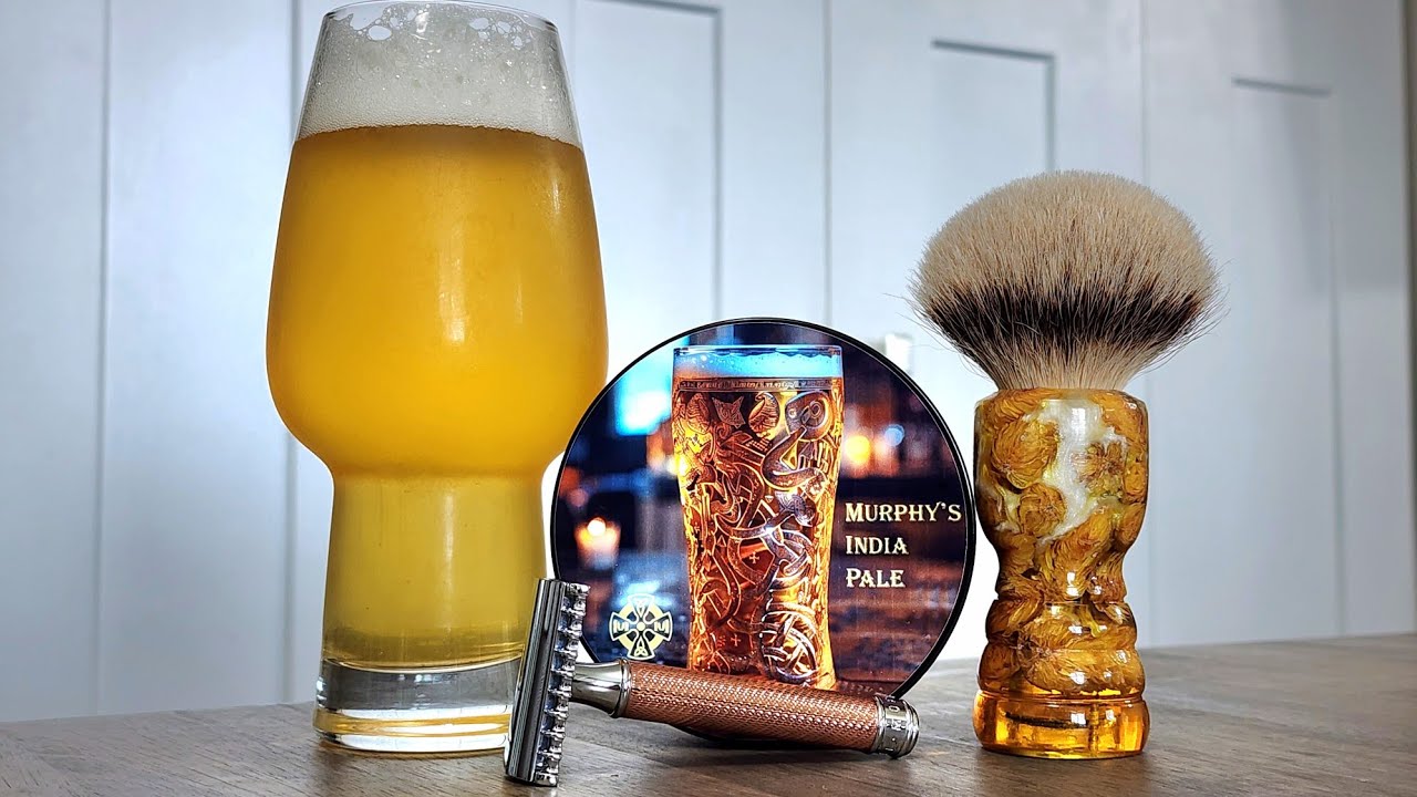 Murphy's India Pale, Fresh Hop Brush, & Muhle R41 Razor
