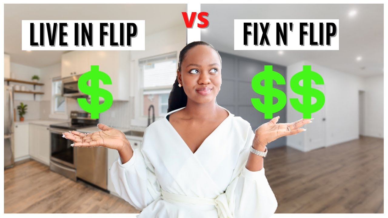 This house flipping strategy is your best bet. || Live in Flip vs. Fix and Flip | Pros & Cons