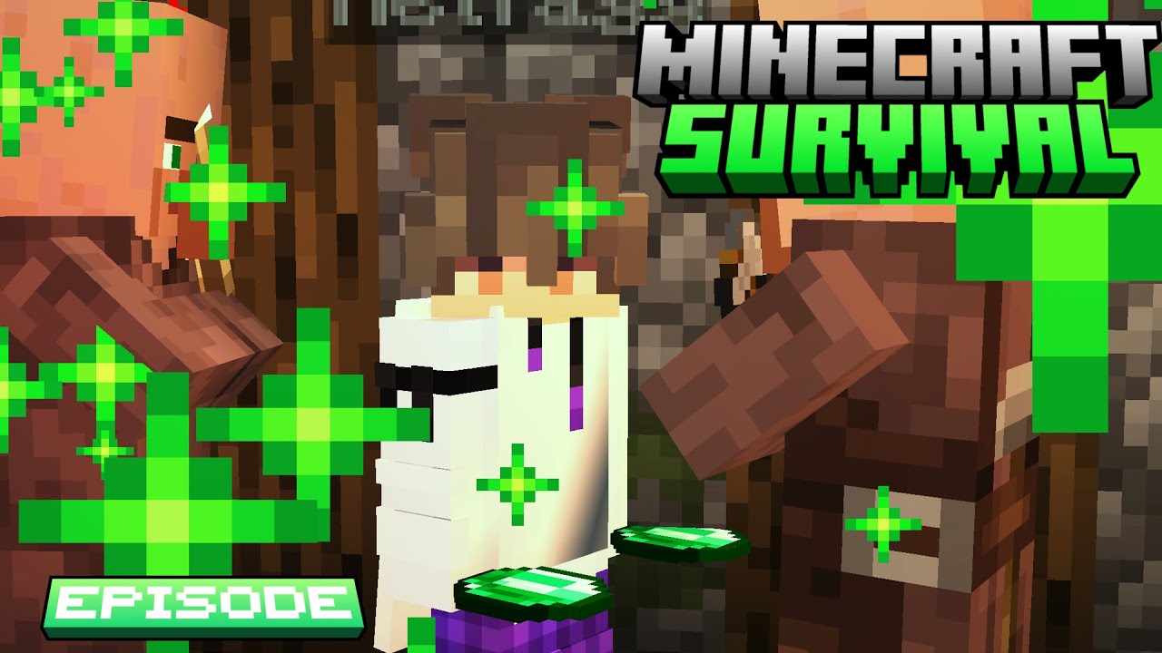 Locking Villagers for Trading | Chill Minecraft Survival Let's Play 💚