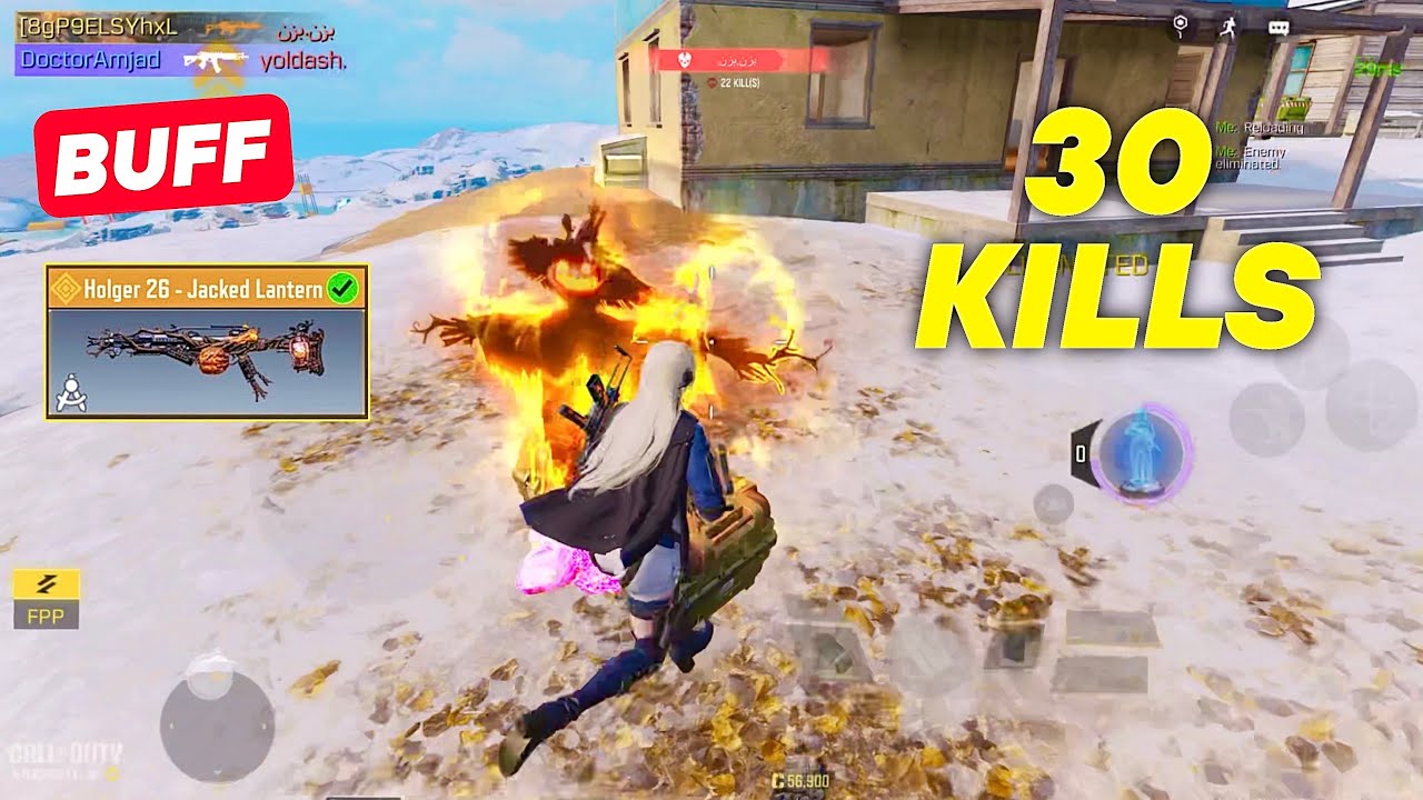 NOBODY CAN STOP THIS BUFF HOLGER 26 💀 | 30 KILLS IN CODM SEASON 10
