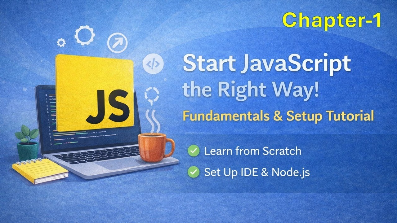 JavaScript Fundamentals & Environment Setup for Beginners (VOL-1)