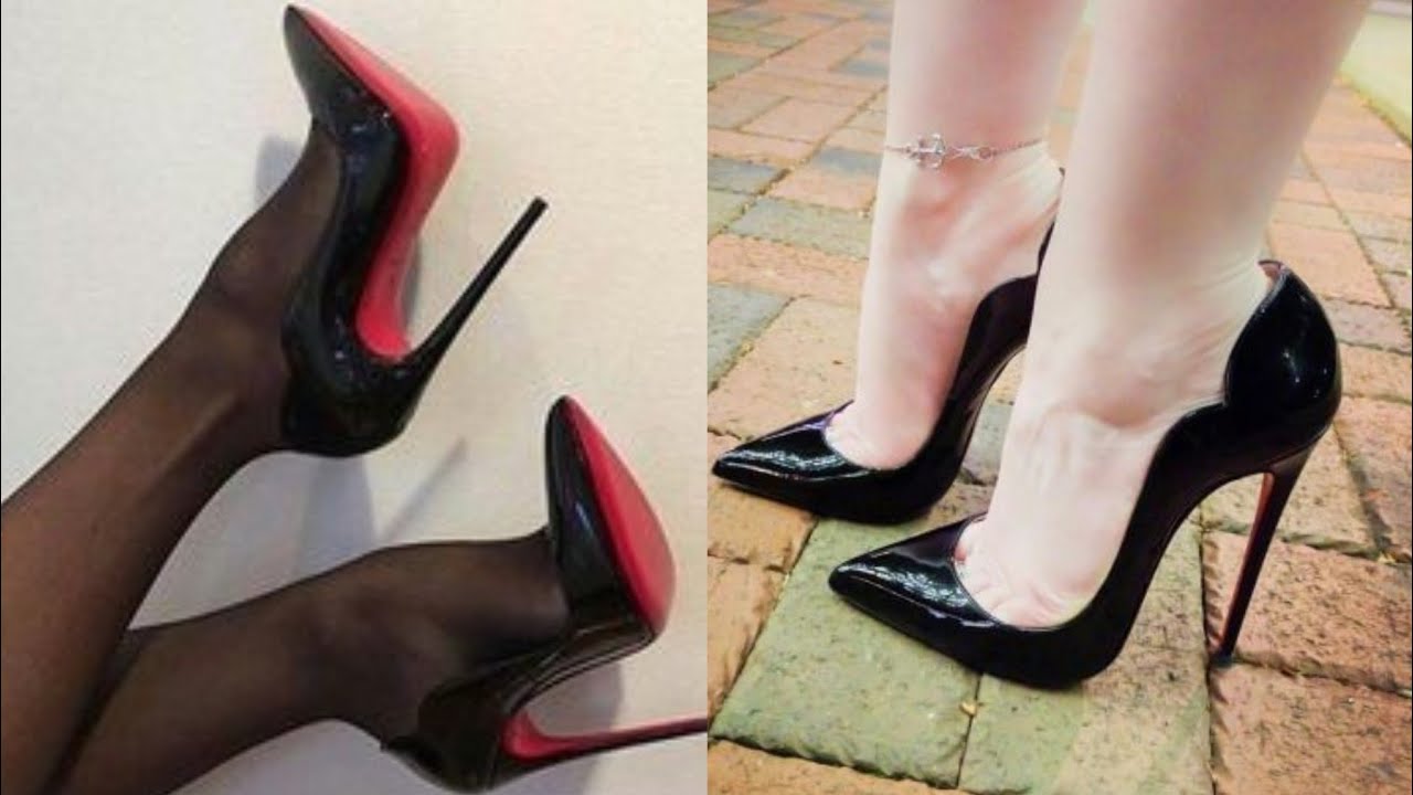 Stylish trendy collection of pumps stiletto high heels for women fashion with heels 2024