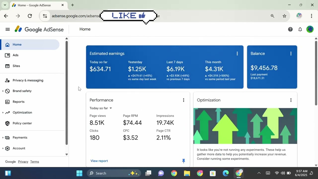 AdSense Loading Still Works in 2025 | Payment Proof