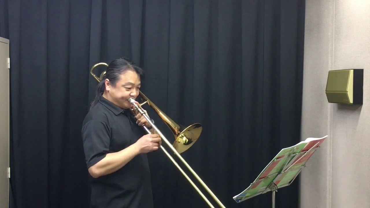H.Voxman - Selected Studies for Trombone “Allegro moderato by Vobaron”(Page-44)