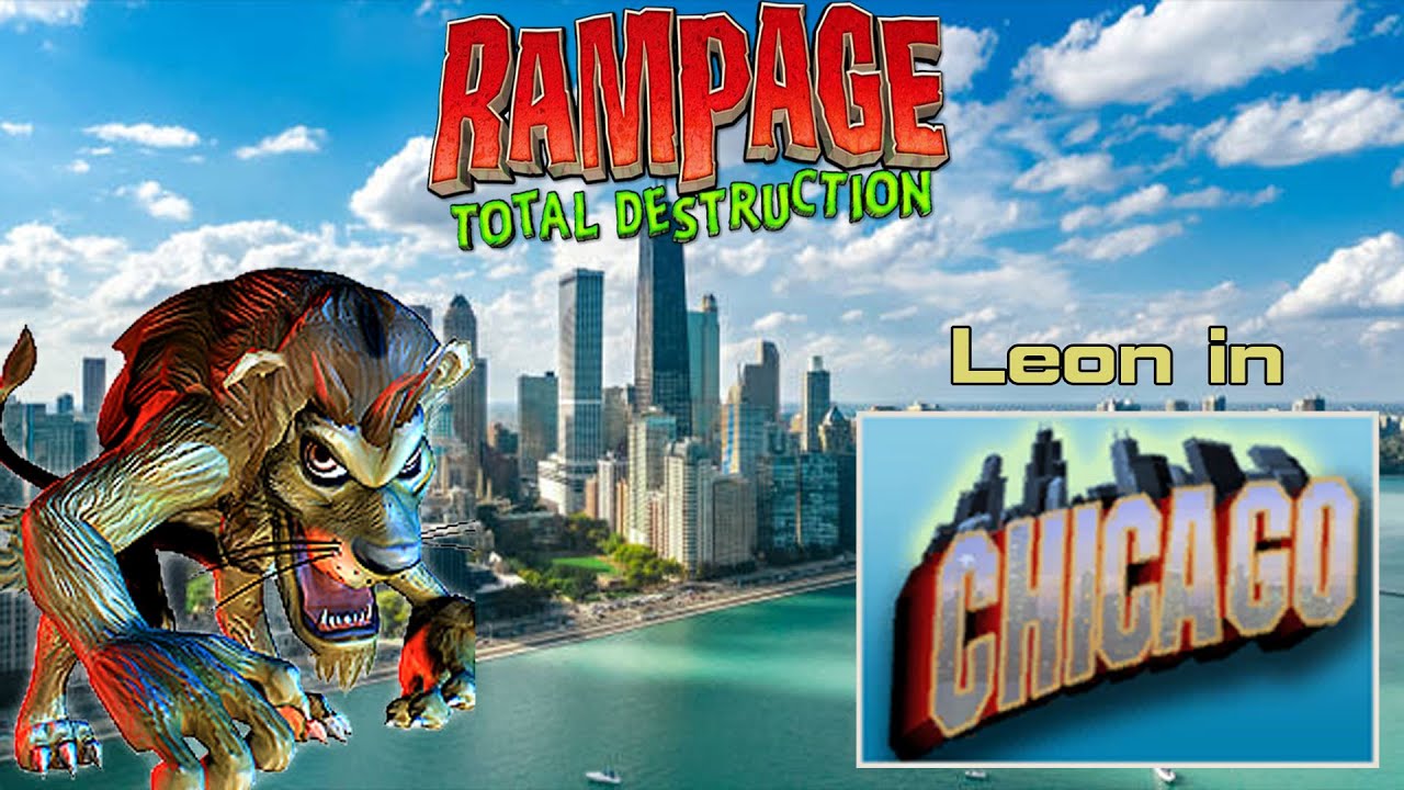 Rampage: Total Destruction - Leon wrecks Chicago