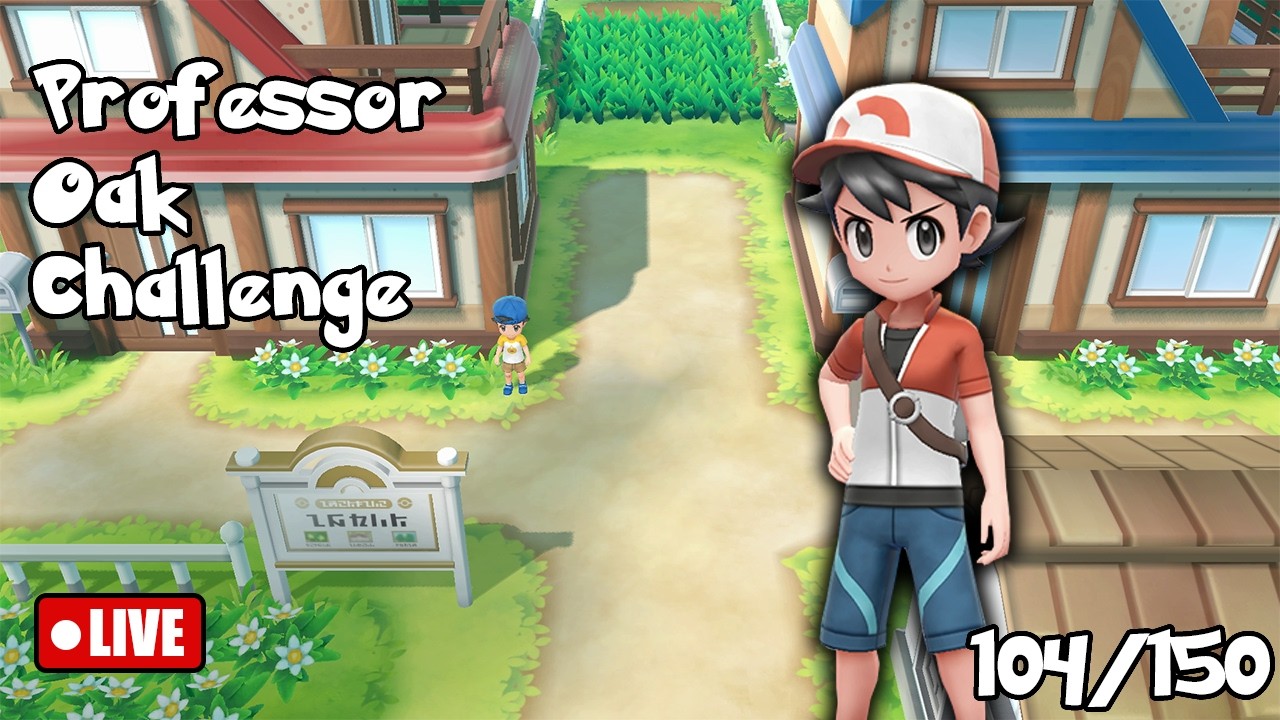 Returning to Our Professor Oaks's Challenge on Let's Go Pikachu