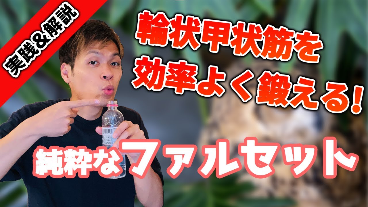 【純粋な裏声】輪状甲状筋を効率よく鍛える方法【ファルセット強化】