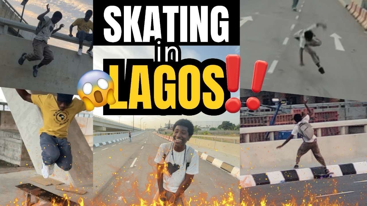 I SURVIVED SKATING IN LAGOS😱😭