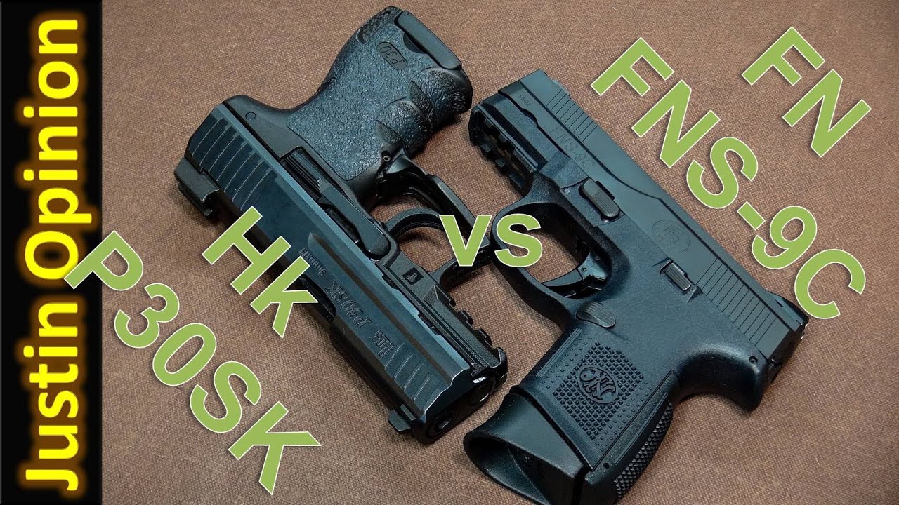 H&k P30SK vs. FN FNS-9C