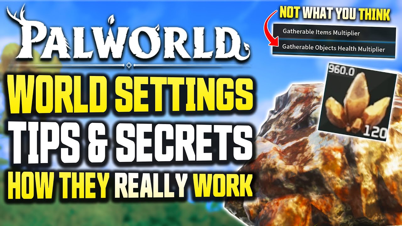 Palworld World Settings DON’T WORK HOW YOU THINK // BEST Game Settings EXPLAINED