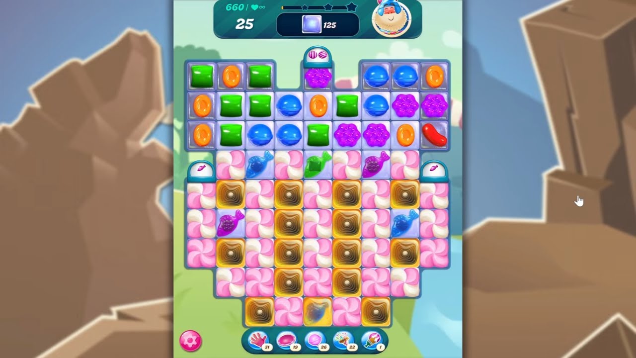 Candy Crush Saga LEVEL 660 NO BOOSTERS (new version)🐟☑️