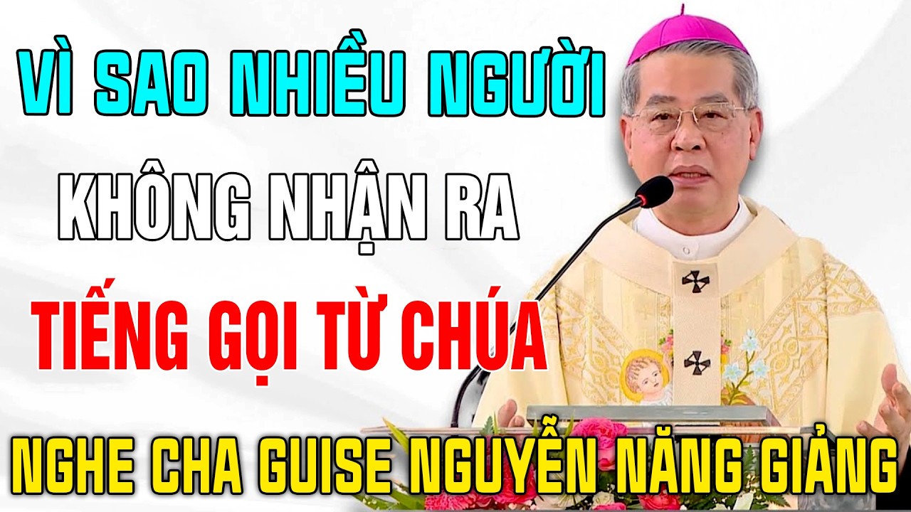 Vì Sao Nhiều Người Không Nhận Ra Tiếng Gọi Từ Chúa - Nghe Cha Nguyễn Năng Giảng Cực Hay Và Sâu Lắng