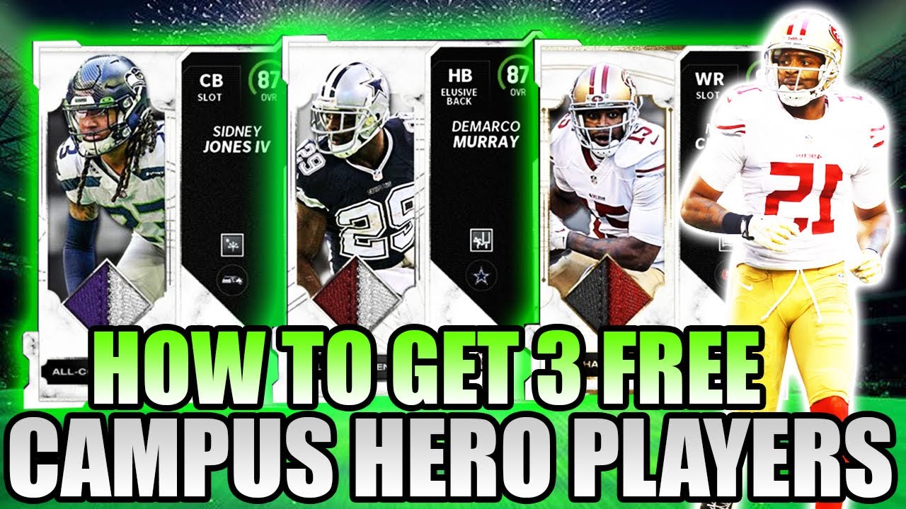 HOW TO GET 3 FREE CAMPUS HEROS PLAYERS! MADDEN 23 ULTIMATE TEAM