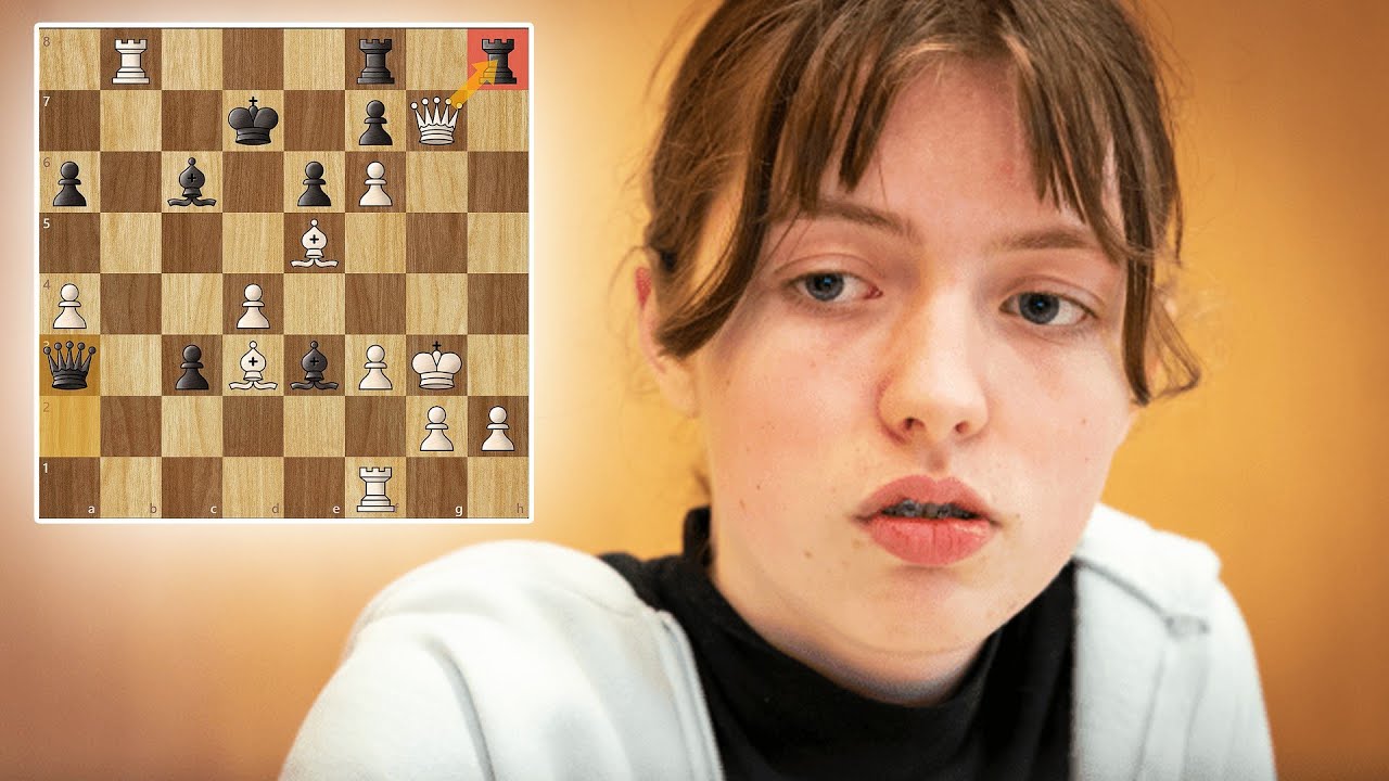 15-Year-Old Eline Roebers Beats a Grandmaster to Win First Place