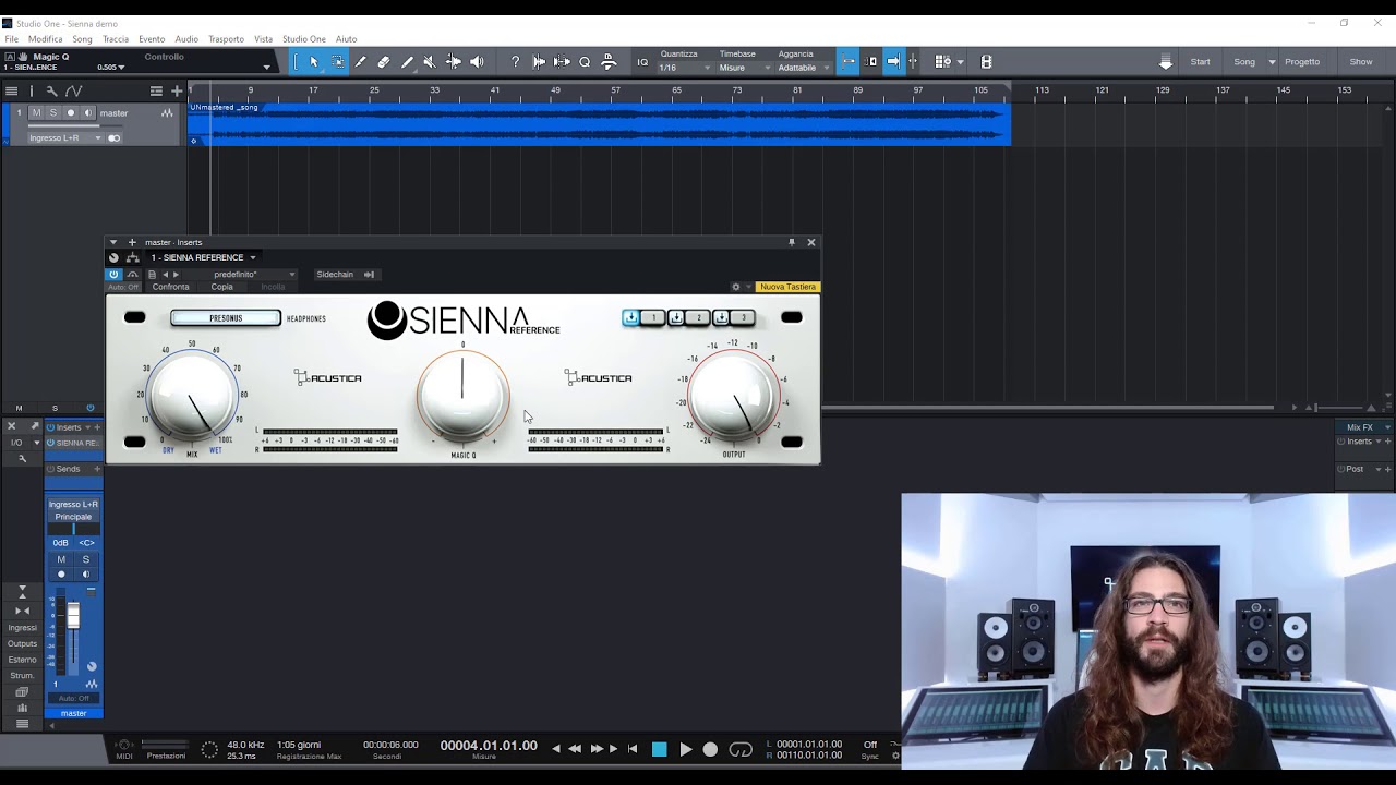 Mixing on headphones - Sienna Reference plugin by Acustica Audio - Quick Overview