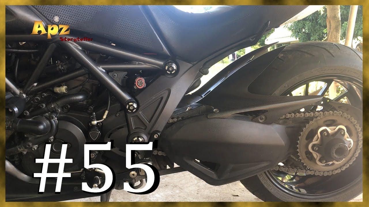 Bigbike #55 Ducati Diavel - ปรับโช้คหลัง (Adjusting the rear shock absorber)