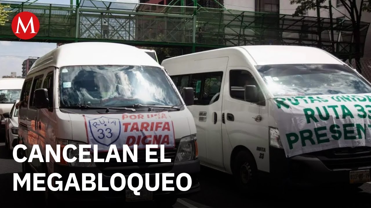 Los transportistas cancelan bloqueos en CdMx y posponen negociaciones