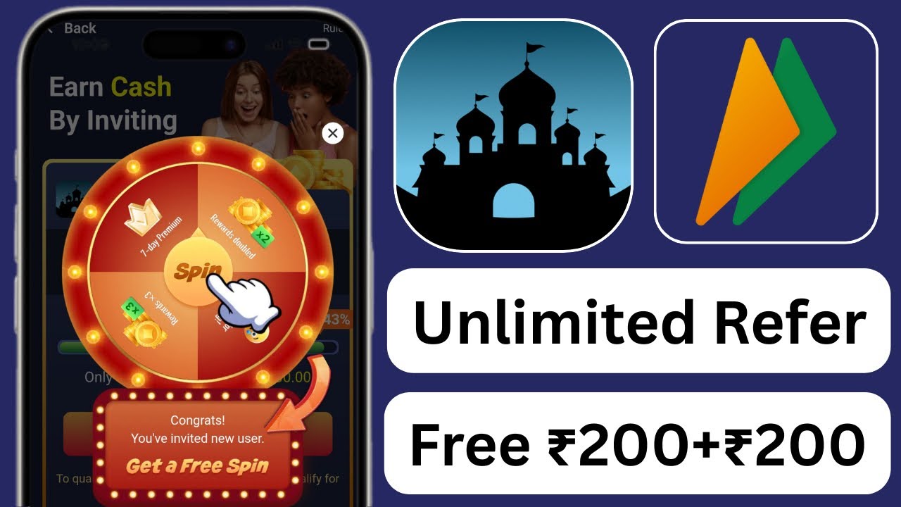 💰Castle App {Unlimited Refer Trick} ₹200 Free | New Loot Trick | New Earning App | Instant Payment 😍