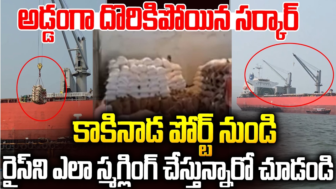 విచ్చలవిడిగా రైస్ స్మగ్లింగ్: బయటపడ్డ సంచలన వీడియో | Rice Smugling In AP #nadendlamanohar | SMP