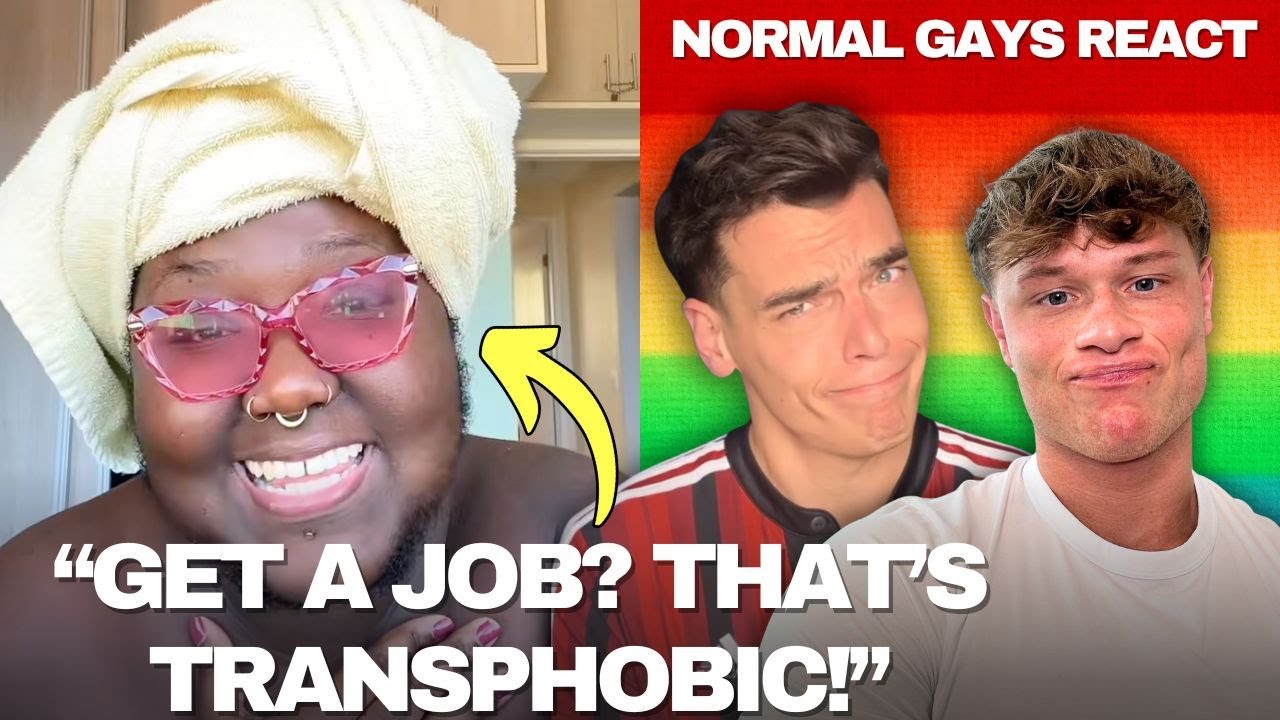 NORMAL GAYS react to trans TikTok TANTRUM! (it's unhinged)